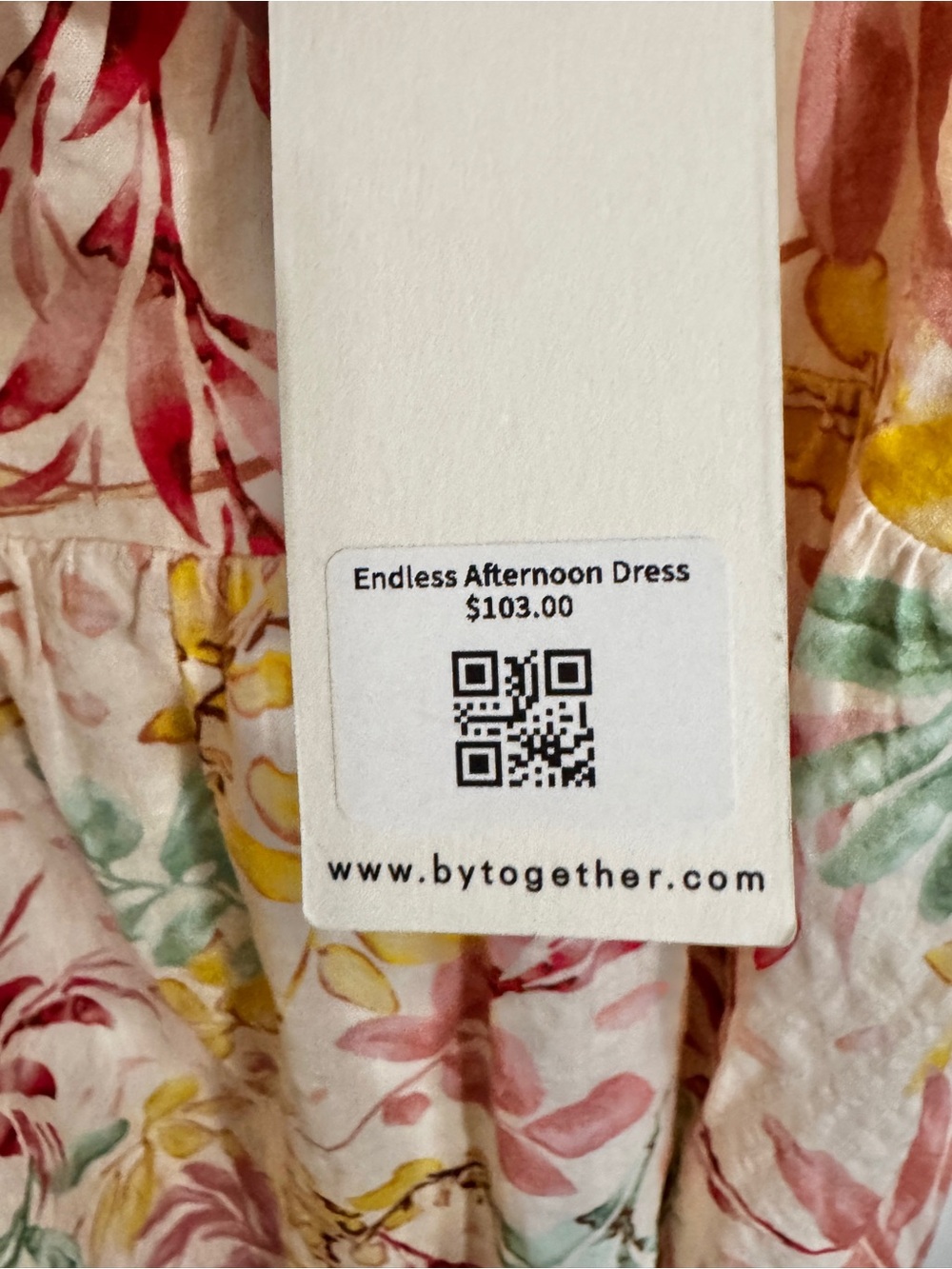 NWT By Together Endless Afternoon Dress Medium Floral Boho Cottagecore - Picture 7 of 12
